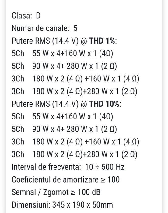 Amplificator Hertz HCP 5MD