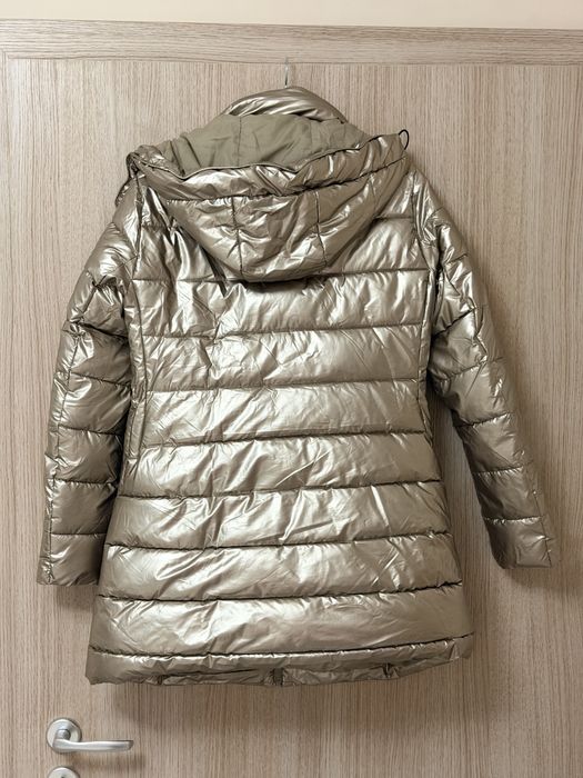 Дамско зимно златисто яке, размер S