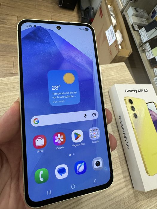 telefon Samsung A55 5G 128GB/8gb ram, baterie 100%