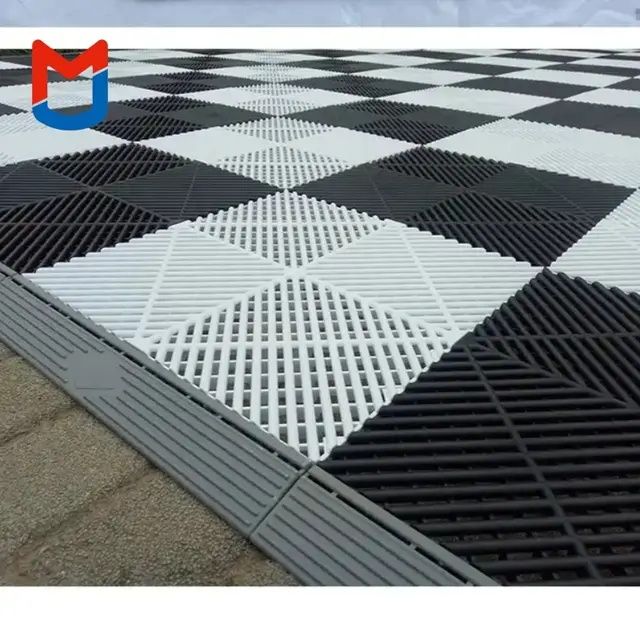 Паркин ва топинг пол устига модул мат.  Брусчатка, кафел ва гранит