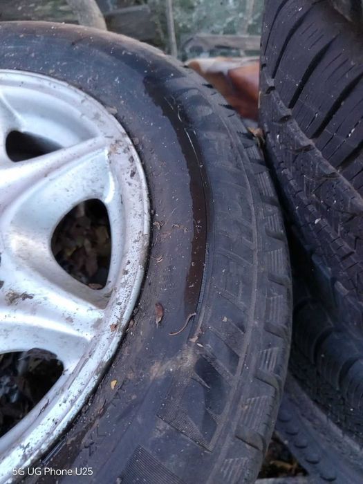 195/65/15 алу.  джанти за мерцедес W203 със  зимни гуми 15 цола 4броя