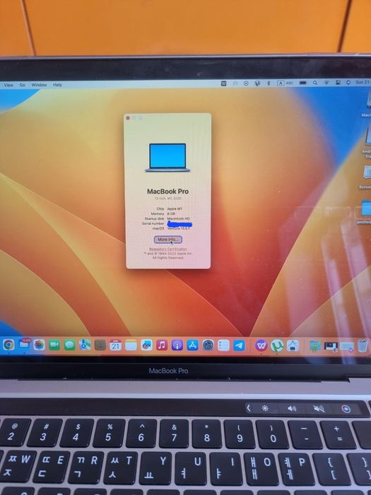 Macbook M1 Pro 13 inch fullbox