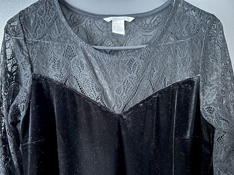 Rochie eleganta catifea gravide