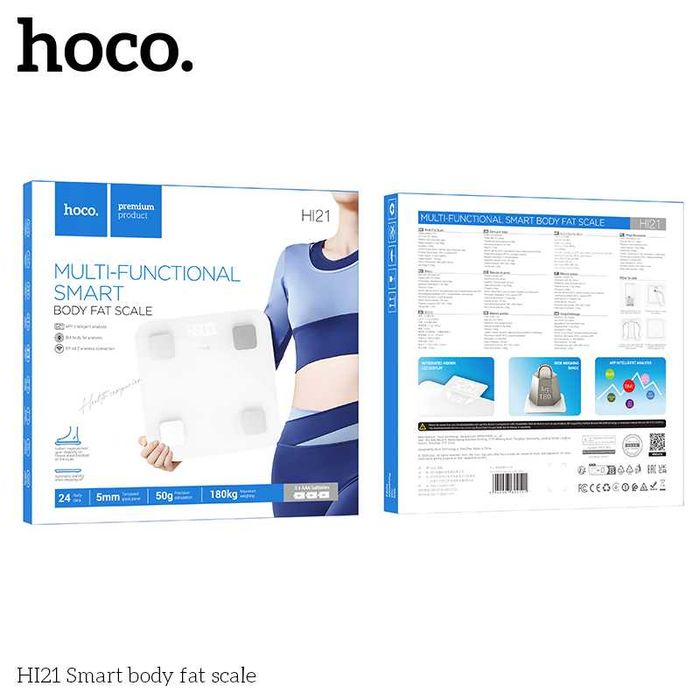 Hoco HI21 Умные весы smart body fat scale приложений Unique Health