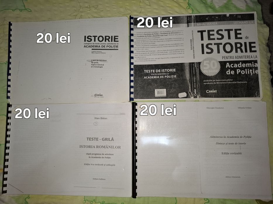 Teste istorie Academia de Poliție