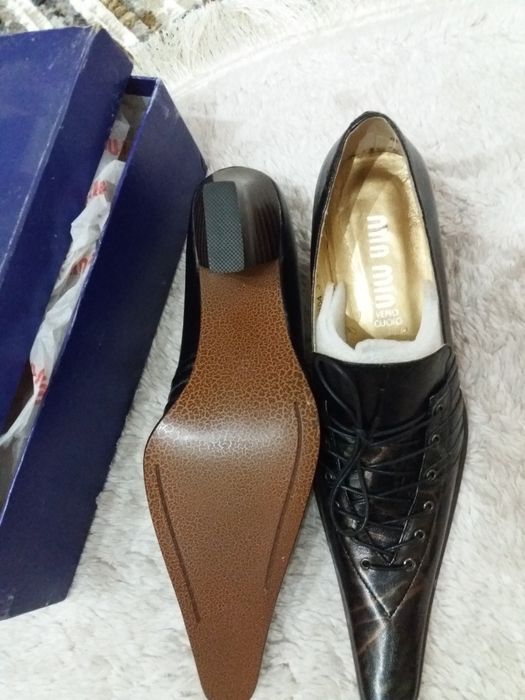 Балетки 37/38разм, туфли кожаные 37/38разм. Новые!