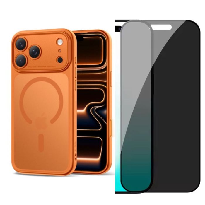 Iphone 17 AIR PRO MAX Husa Magnetica Full + Folie Sticla Safe Fit