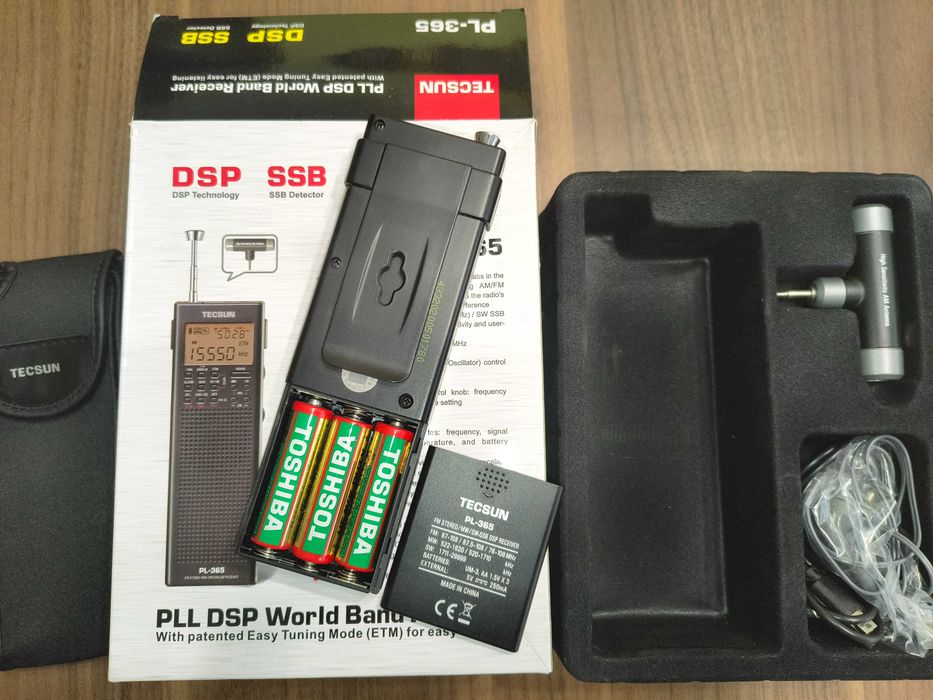 Tecsun PL-365 Преносимо Радио с SSB (Single Side Band еднолентова модулация)