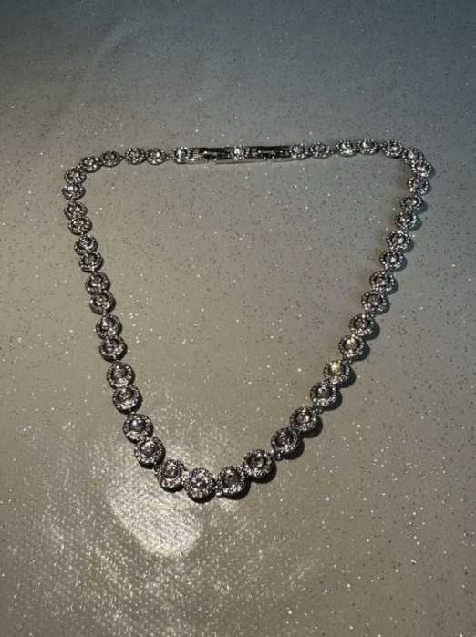 Colier Swarovski Angelic Argintiu - nou, în cutie