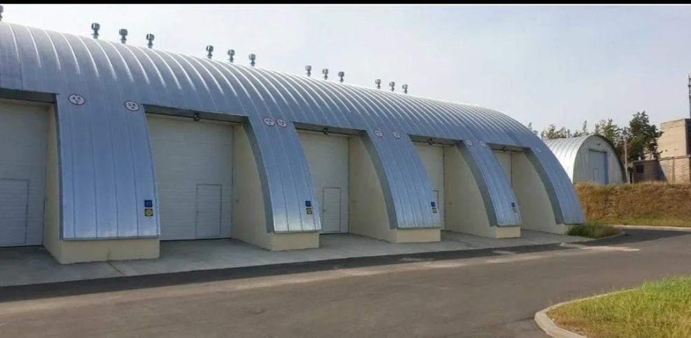 Строительство ангаров, ангар безкаркасный