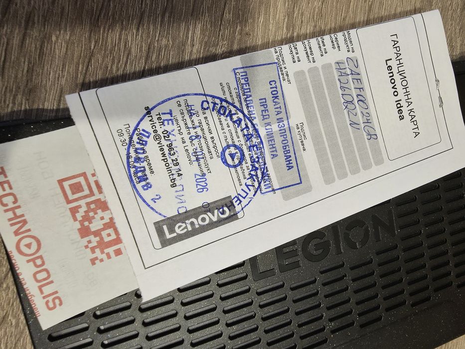 Таблет LENOVO Legion Tab 256/12