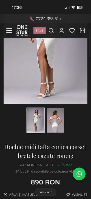 Rochie cununie / rochie alba