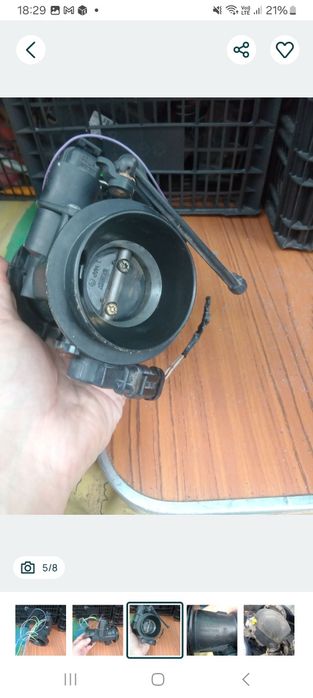 Clapeta acceleratie completa , chiulasa chiuloasa 1.4mpi Logan Clio