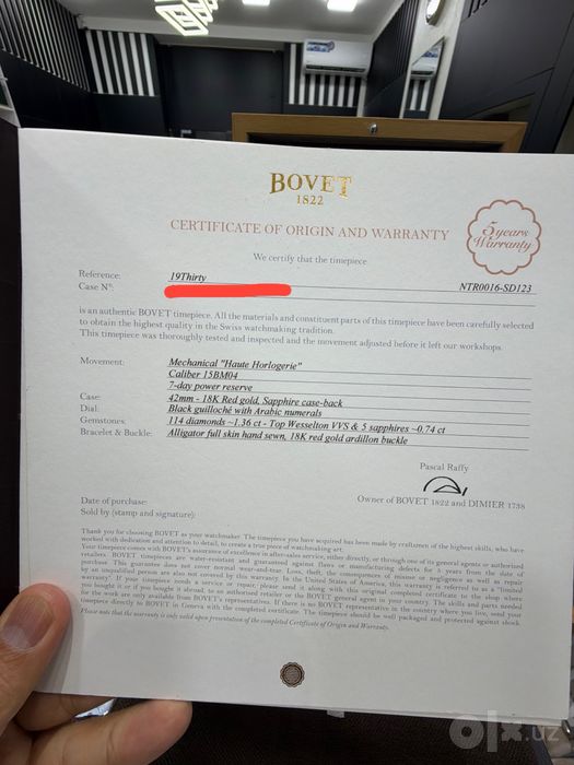 Bovet 19Thirty 18K