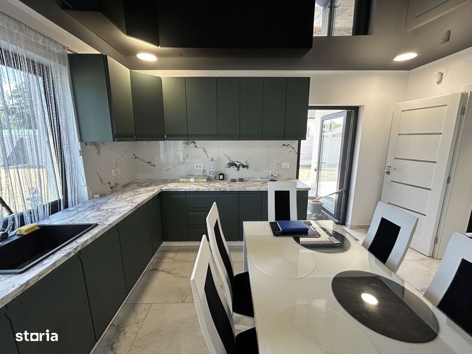Vand vila noua LUX, an constr.2024,in Manduloc,la cheie.st.470 mp.