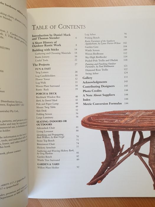 Книга за изработка на градински мебели