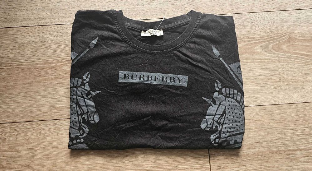 Tricou Burberry London - negru Mărimea S