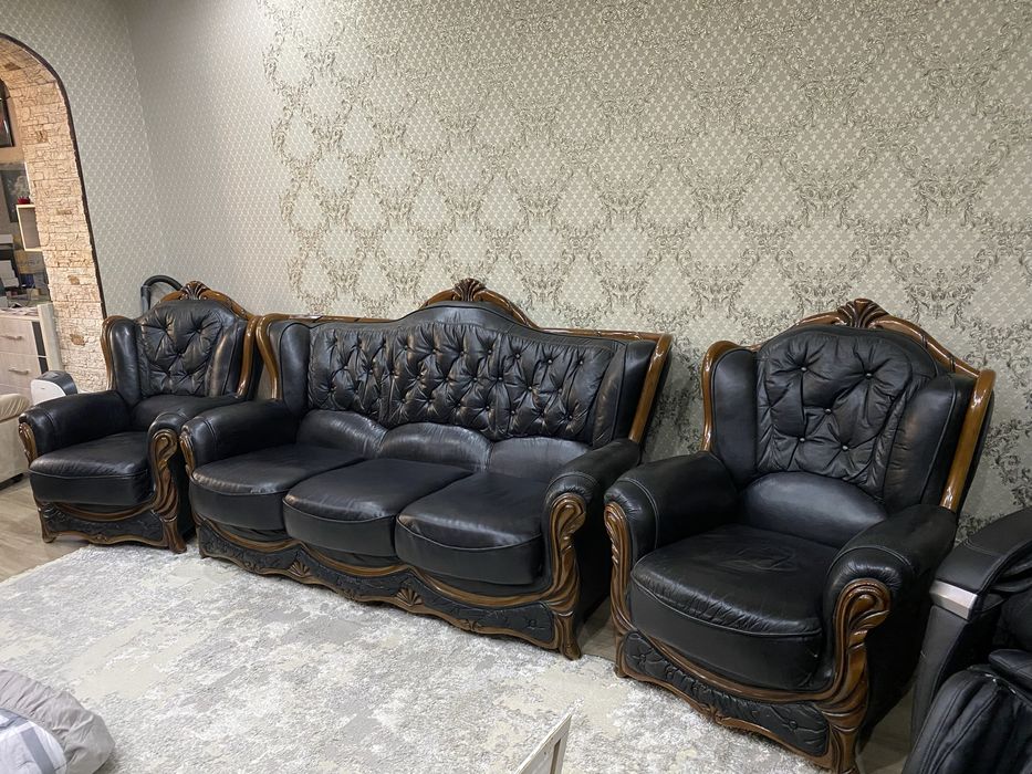 * шикарный богатый комплект КРИСТИНА из натуральной кожи! Россия