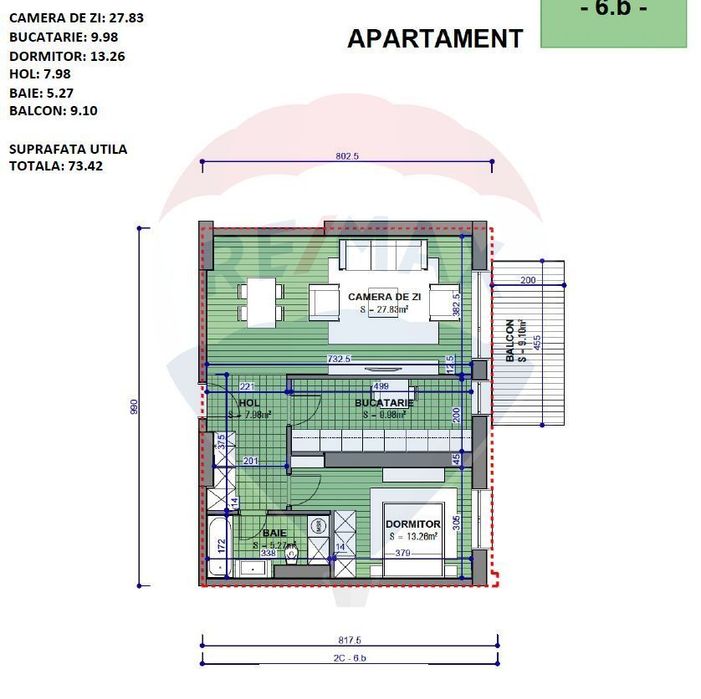 Apartament Premium cu 2 Camere – Design Modern si Confort Desavarsit