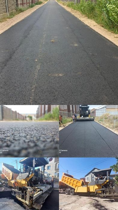 Асфальтирование Асфальт Укладка асфальта