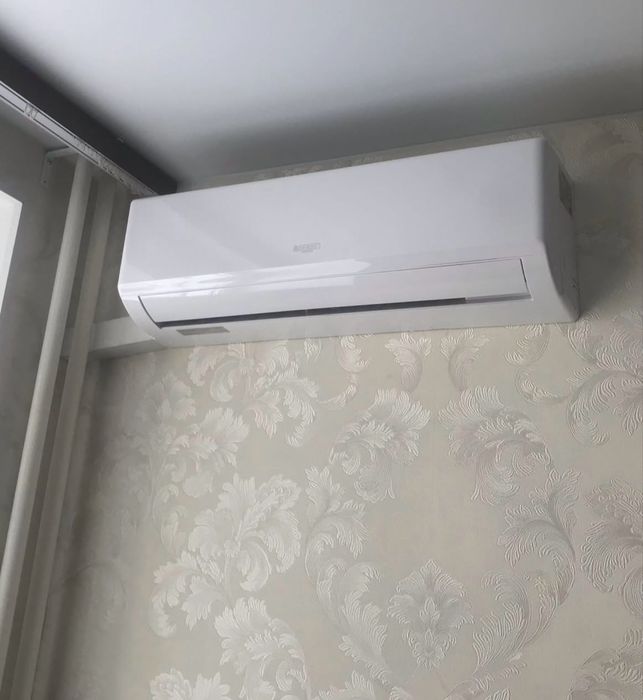 Установка кондиционеров | 2 этапа .