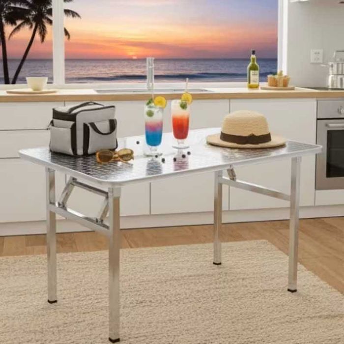 masa de inox pliabila ramforsata  120x60x72cm