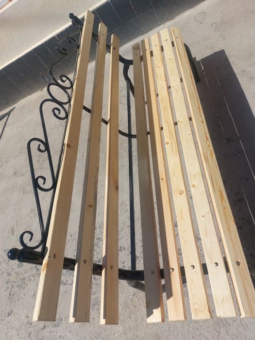 Скамейка со спинкой 2 метра