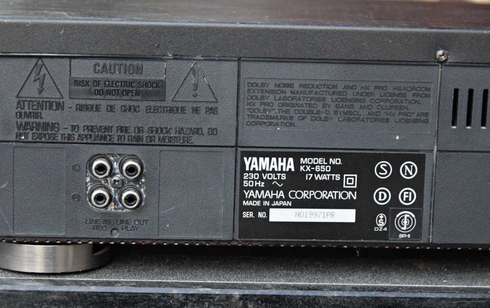 Deck 3 head Yamaha KX-650, casetofon