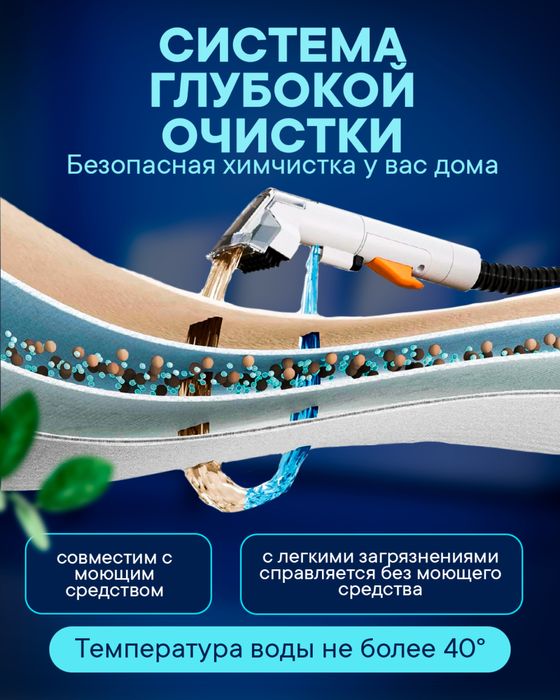 Пылесос моющий Renomax, для авто и дома, 600Вт, аквафильтр, 3 насадки