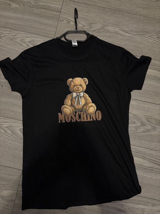 Tricou barbati M negru bumbac
