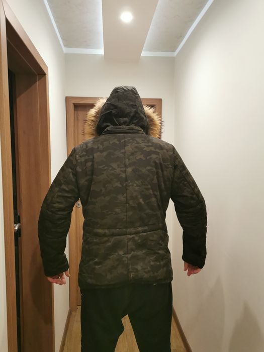 Зимна парка зимно яко с естествен пух