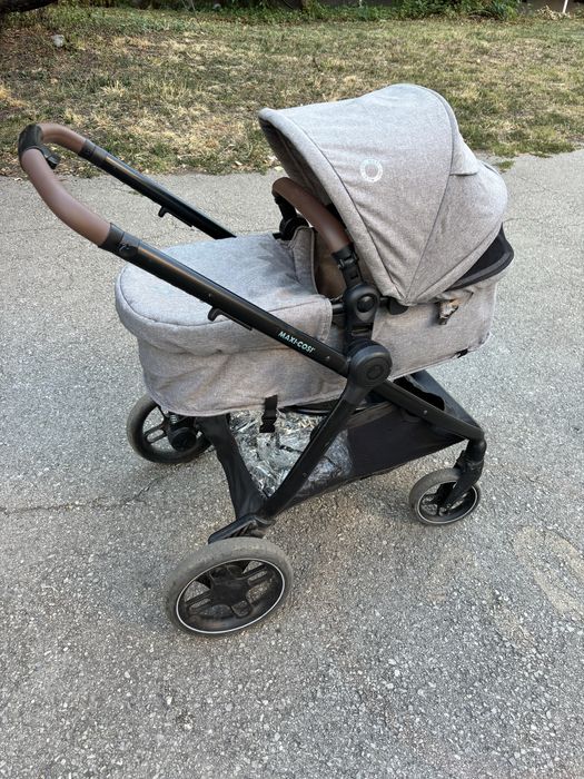 Maxi-Cosi Zelia S 3в1 + ISOFIX база – сива