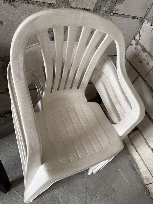 Masa de plastic pliabila si scaune de masa de platestic