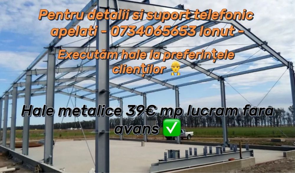 Hala metalica 10x20x4