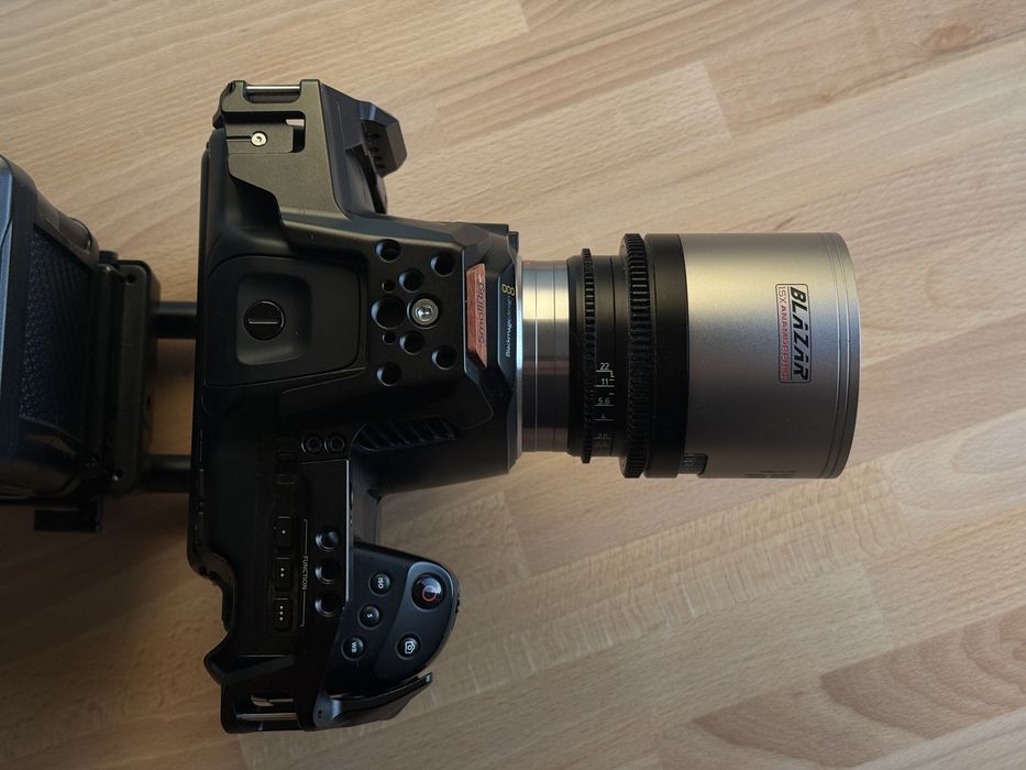 Blazar Remus obiectiv anamorfic 35mm f1.6 Canon EF + Blackmagic 6k pro kit