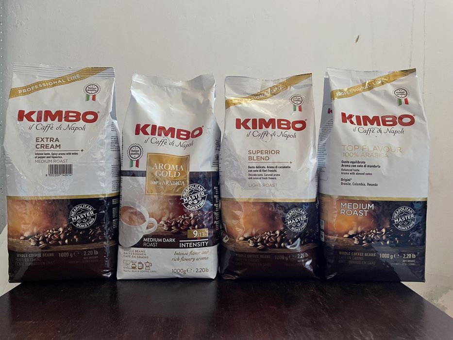 Кафе на зърна Kimbo (Кимбо) Superior Blend Extra Cream гр. София Център ...