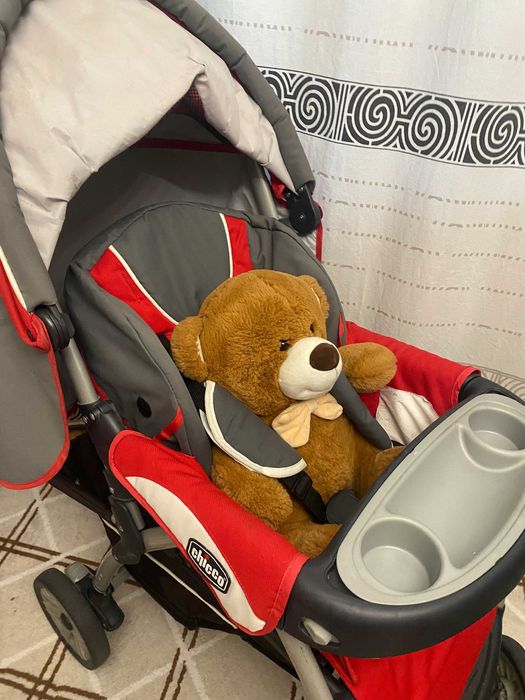 Детская коляска Chicco Cortina CX Red & Grey (оригинал)