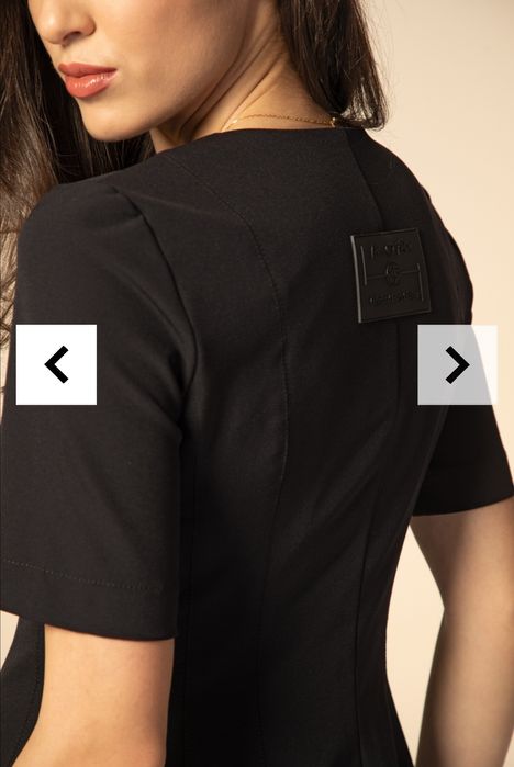 Черна рокля с цип Lucy