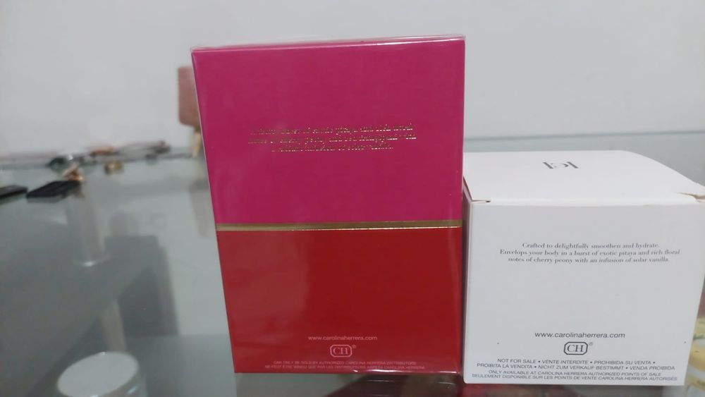 Parfum original si crema femei dama Carolina Herrera