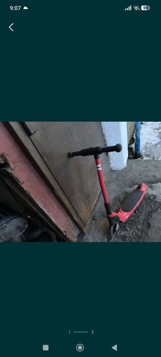 Продам электро самокат детский скорость до 15 км/ч