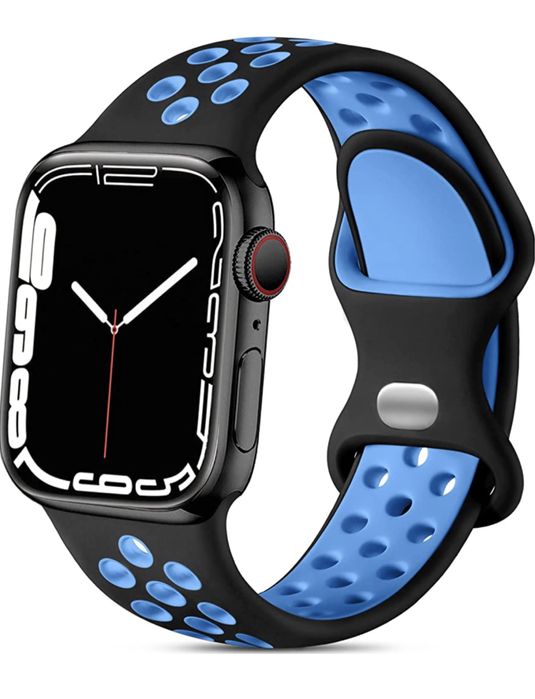 Curea Compatibila Apple Iphone 15 Case Tape Perforata Gauri Colorate