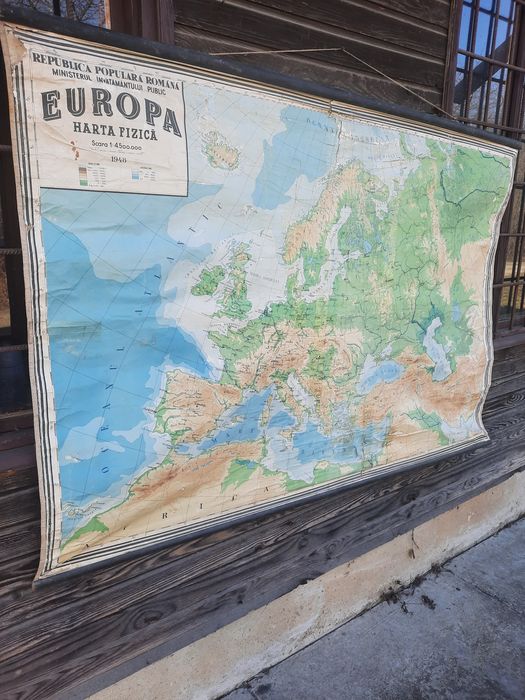 Două  hărți  din 1948