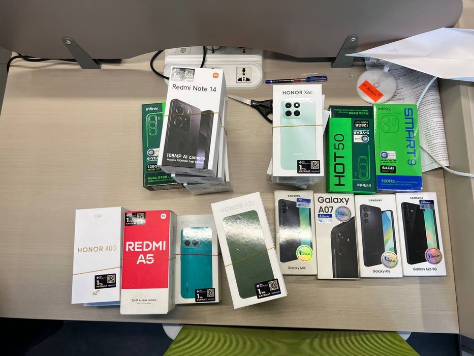 Redmi honor va Infnix