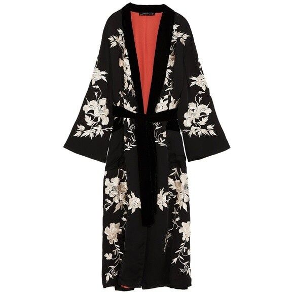 Kimono brodat Zara limited edition