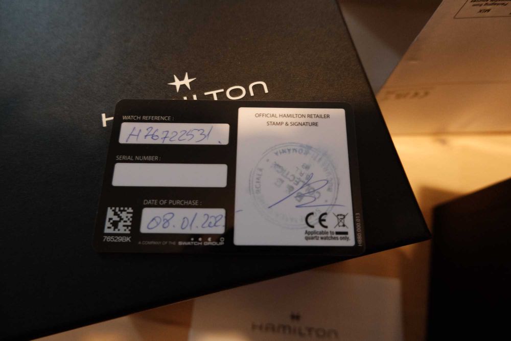 Ceas Hamilton Khaki Pilot H76722531