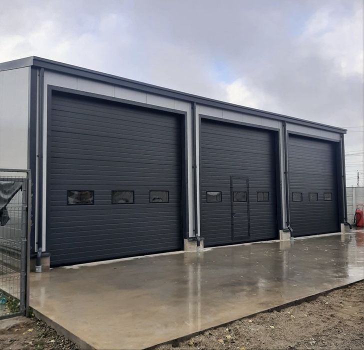 Usi de garaj industriale tip sectionale usa rulou rezidentiale