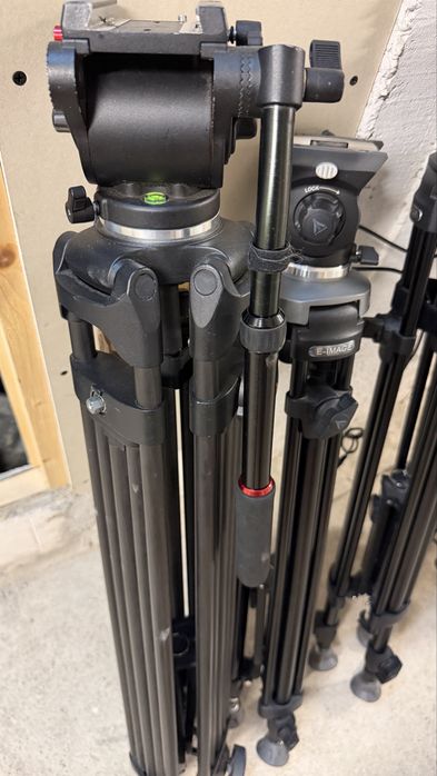 Set 3 trepied solid profesional video
