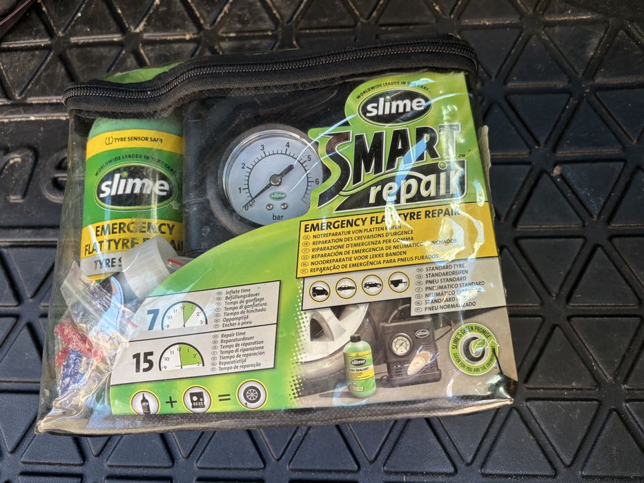 Compresor nou  slime cu solutie la 12v