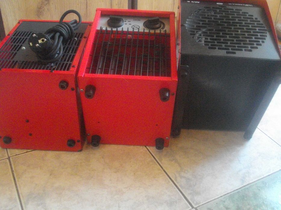 3KW-2KW/3000-2000 Ват-Ел.Калорифер-Отоплител-Печка-Метална-Холандия