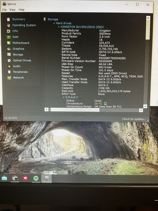 SSD Kingston SUV500 2TB